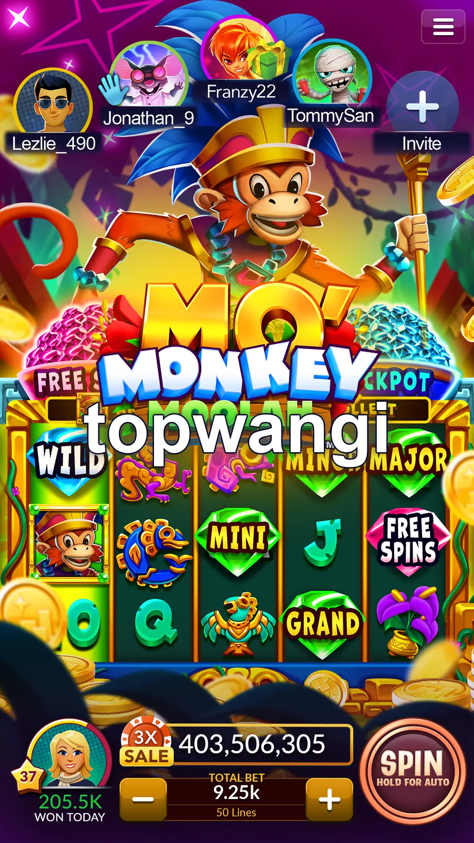 topwangi Masuk